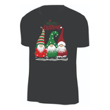 Camisetas Navidad Gnomos Merry Christmas Adulto Y Niño