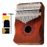 Gecko K17m Piano De Pulgar Kalimba De 17 Teclas Mbira Caoba