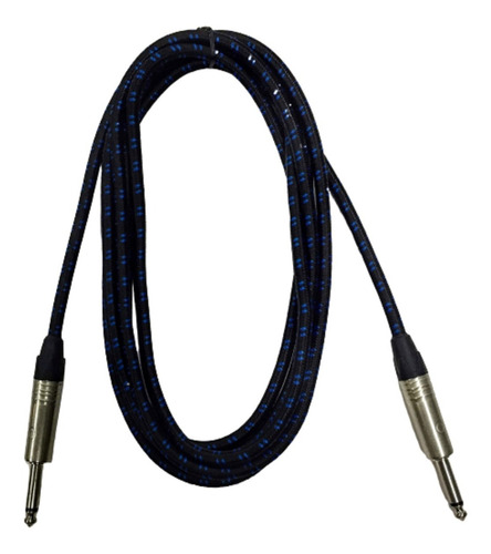 Cable Para Guitarra Bass Teclado Plug A Plug 3 Mts Plancha