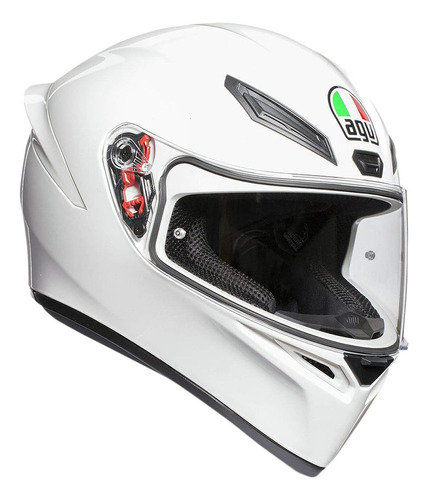 Casco Para Moto Agv Agv0281o4i00 Talla L Color Blanco