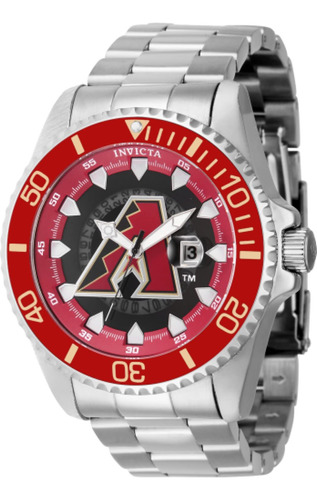 Reloj De Cuarzo Invicta Mlb Arizona Diamondbacks 43454 Para