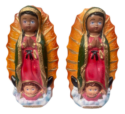 Virgen De Guadalupe Caricatura Figura Modelo De 20 Cm 