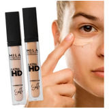 Correctores Hd Maquillaje Siliconado Combo Soft Mila Marzi Tono 2812p-00 Y 01 / Beige Extra Claro Y Beige Oscuro