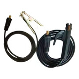 Juego Pinza Masa Cable Electrodo Soldadora Iron250 Lusqtoff