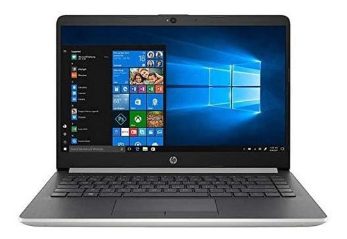 Laptop Gamer Hp 14'' Led Hd 4gb Win10 Wifi Bluetooth -plata