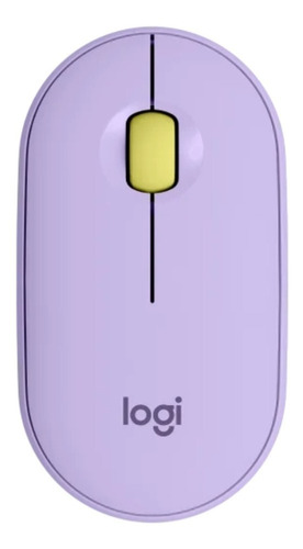 Mouse Wireless Bluetooth Logitech Pebble M350 Lavanda Color Violeta