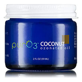 Aceite De Coco Ozonizado Puro3 - 2 Oz - Frascos De Vidrio.