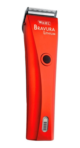 Máquina De Tosa Bravura Red Wahl Sem Fio Bivolt Original