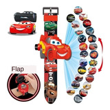 Reloj Cars Proyector Infantil 24 Imagenes