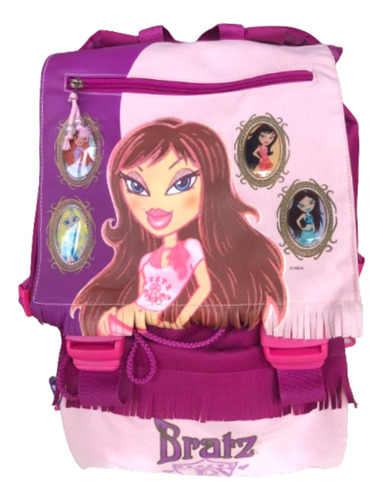 Mochila Bratz Original Grande Con Carrito C Ruedas Importada