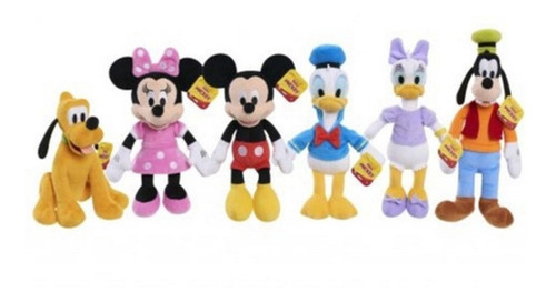 Mimi-mickey-pluto-tribilin Y Daisy Y Donald  40cms 