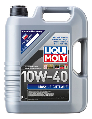 Mos2 10w40 Aceite P/motor Disulfuro Molibdeno Liqui Moly 5lt