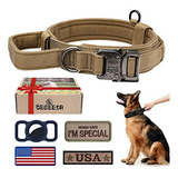 Oebeesa Collar Táctico Para Perro, Collar Militar Ajustable