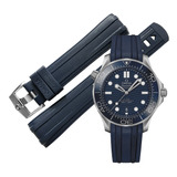 Correa Azul Oscuro 20mm Compatible Omega Seamaster 300