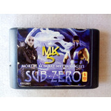 Sub Zero Juego Mortal Kombat 5 Sega Genesis Megadrive 