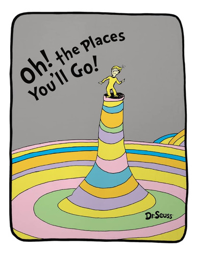Franco Dr. Seuss  Oh The Places Youll Go  Ropa De Cama Supe