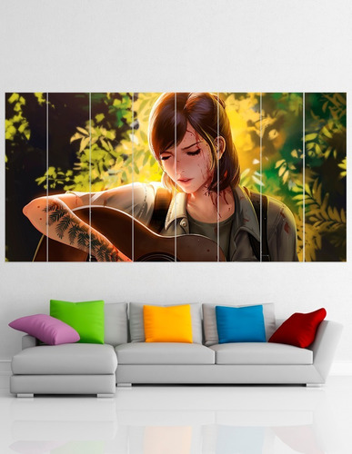 Cuadro Poliptico Ellie The Last Of Us Parte 2 Xxl 192x100cm