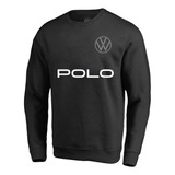 Blusa Moletom Careca Sem Capuz Volkswagen Polo Carro Estampa