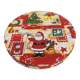 Xmas Pattern Bar Round Taburete Fundas Feliz Navidad El...