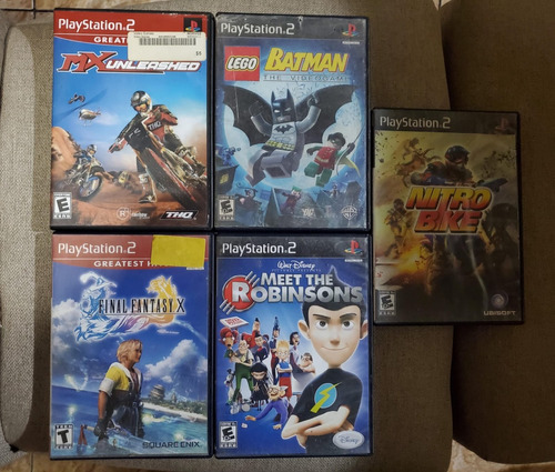 Lote De Juegos Ps2 - Final Fantasy X Lego Batman Etc