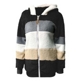 Chaqueta Térmica De Felpa Otoño-invierno Para Mujer