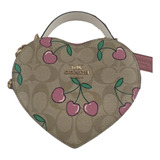 Bolsa Coach Corazon Cerezas Ce653 Nueva 100% Original 