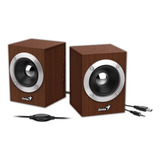 Parlante Genius Sp-hf280 6w Usb Wood