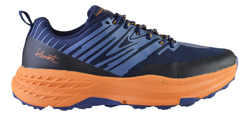 Zapatillas Filament Trail Hombre Azul Oscuro/naranja