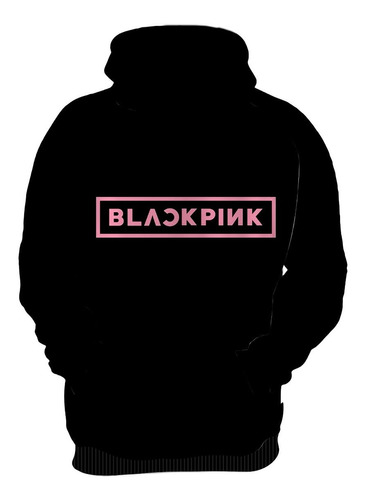 Blusa Frio Moletom Casaco Black Pink Cantora K-pop Top 2