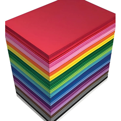 10 Paquetes Foamy Tamaño Carta Liso, Goma Eva Fomi 24pzs C/u Colores Surtidos Liso