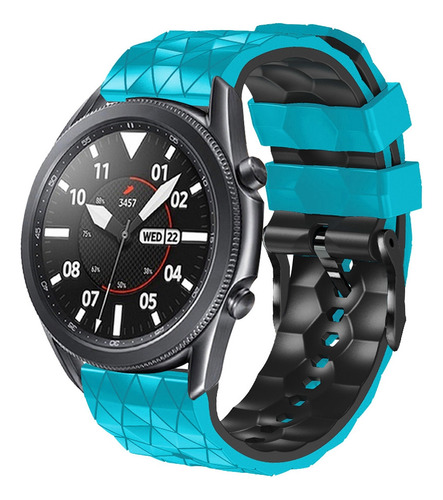 Correa De Reloj Bicolor Azul Negra Para Xiaomi Haylou Rs4 Ls
