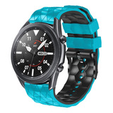 Correa De Reloj Bicolor Azul Negra Para Xiaomi Haylou Rs4 Ls