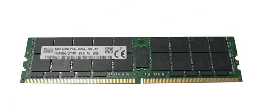 R9 Memoria Ram Ddr4 64gb 2666 Servidor Cisco M4 C220 C240
