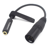 Cable Adaptador De Auriculares 4,4mm Hembra A Xlr 4pin Ma...