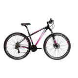 Bicicleta Venzo Frida Belle Rodado 29 - Color Negro/rosa Tamaño Del Cuadro 16