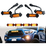 Luz Advertencia Parrilla Delantera Camión Suv Coche 4 Leds