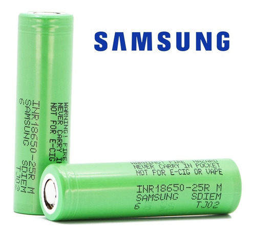 Pila Samsung 18650 - Inr18650-25r - 2500 Mah. Fact A/b