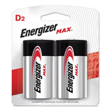 Pila Bateria Alcalina Max D2 Energizer Tipo D