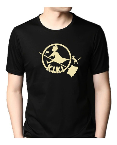 Playera Black Kiki Entregas A Domicilio Anime Majo No Takky