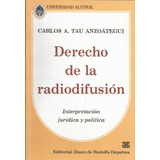 Derecho De La Radiodifusión Tau Anzoátegui 