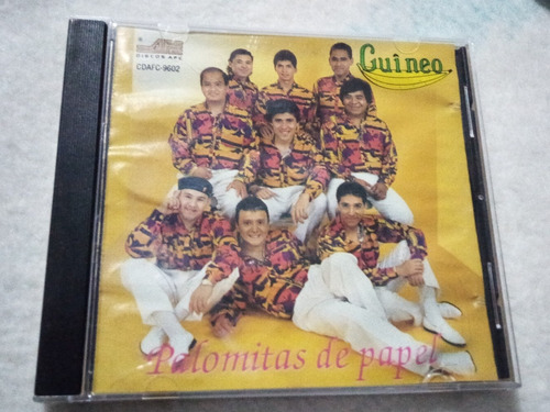 Cd Grupo Guineo Palomitas De Papel Afc 1996 Cumbia Salsa