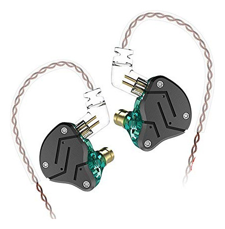 Yinyoo Kz Zsn Auriculares In-ear Dual Driver 1dd 1ba (cian