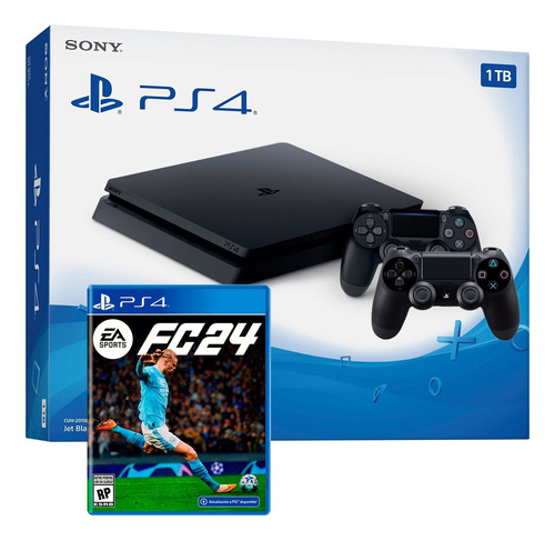 Playstation 4 Slim 1tb + 2 Controles + Fifa  