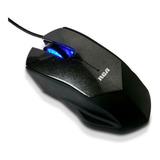 Mouse Gamer Rca Mg204b Ergonomico Led Usb 1600 Dpi Color Negro