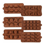 Ailehopy Moldes De Silicona Para Chocolate, Animales Diverti