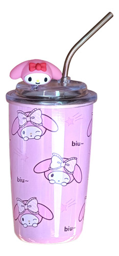 Vaso Termico Personajes Sanrio Kitty Kuromy My Melody 500 Ml