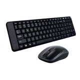 Teclado+mouse Logitech Mk220 Wifi Preto - 920-004431