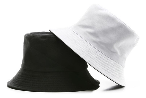 Sombrero Piluso Bucket Hat 100% Algodón Reversible 2 Colores