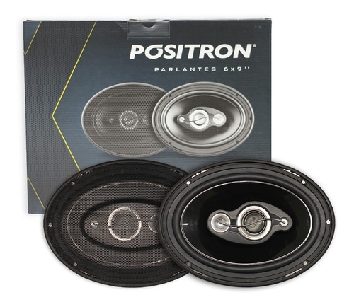 Juego Parlantes Triaxiales Positron 6x9  60w 4ohm Tw 3 Vias