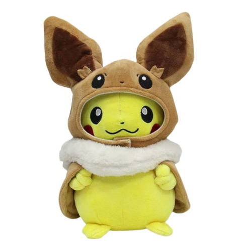 Peluche De Pikachu Disfrazado De Eevee Anime